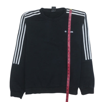 Womens UK Size L adidas Black Pullover Sweatshirt