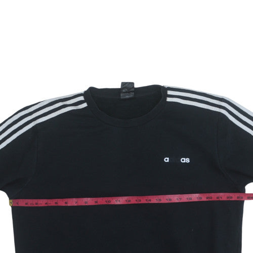 Womens UK Size L adidas Black Pullover Sweatshirt