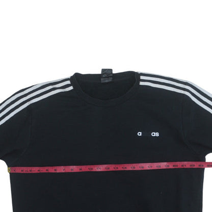 Womens UK Size L adidas Black Pullover Sweatshirt