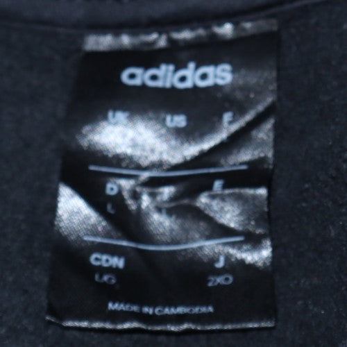 Womens UK Size L adidas Black Pullover Sweatshirt