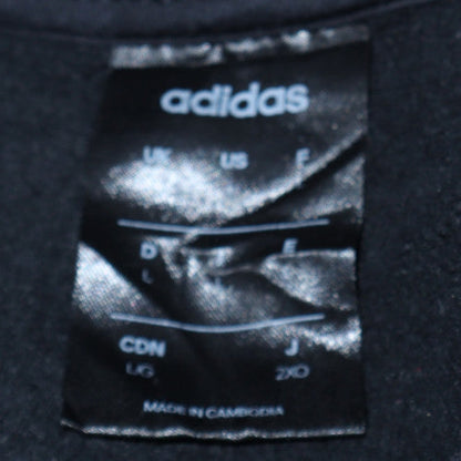 Womens UK Size L adidas Black Pullover Sweatshirt