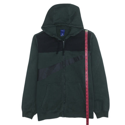 Mens UK Size L Nike Green Full Zip Hoodie