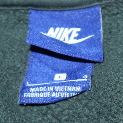 Mens UK Size L Nike Green Full Zip Hoodie