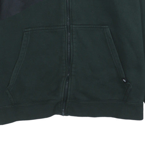 Mens UK Size L Nike Green Full Zip Hoodie