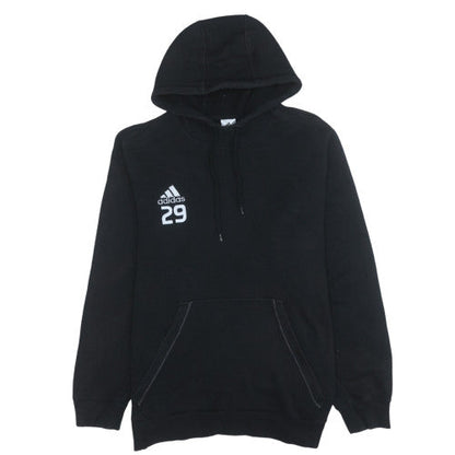 Mens UK Size L adidas Black Pullover Hoodie
