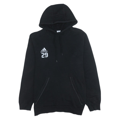 Mens UK Size L adidas Black Pullover Hoodie
