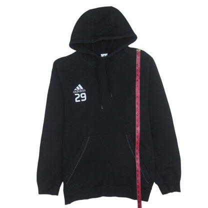 Mens UK Size L adidas Black Pullover Hoodie