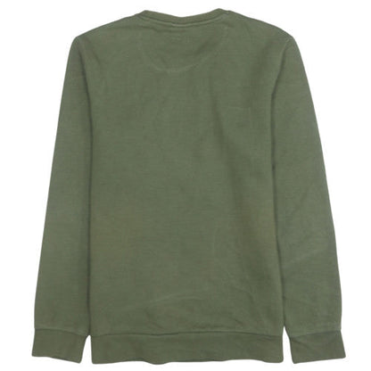 Champion Boys Khaki Green XL 13-14 Years Crew Neck Sweatshirt