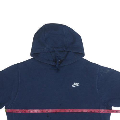 Mens UK Size L Nike Blue Pullover Hoodie