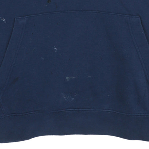 Mens UK Size L Nike Blue Pullover Hoodie