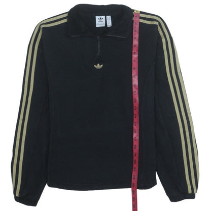 Womens UK Size 14 adidas Black Pullover Sweatshirt