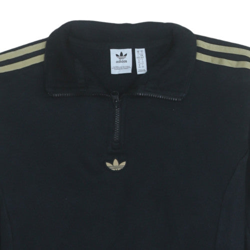 Womens UK Size 14 adidas Black Pullover Sweatshirt