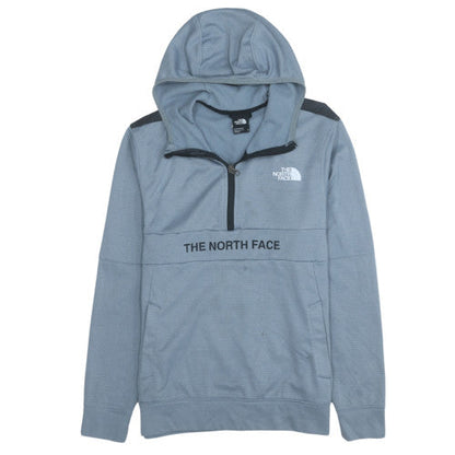 Mens UK Size S The North Face Grey 1/2 Zip Hoodie
