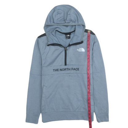 Mens UK Size S The North Face Grey 1/2 Zip Hoodie