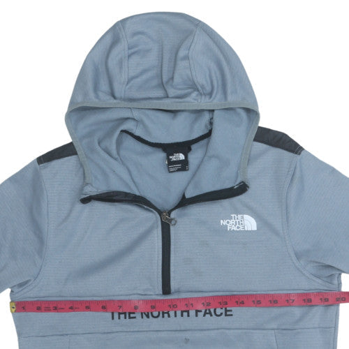 Mens UK Size S The North Face Grey 1/2 Zip Hoodie