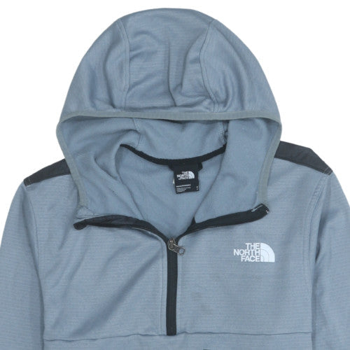 Mens UK Size S The North Face Grey 1/2 Zip Hoodie
