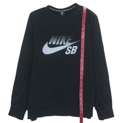 Mens UK Size M Nike Black Pullover Sweatshirt