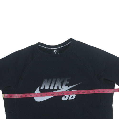 Mens UK Size M Nike Black Pullover Sweatshirt
