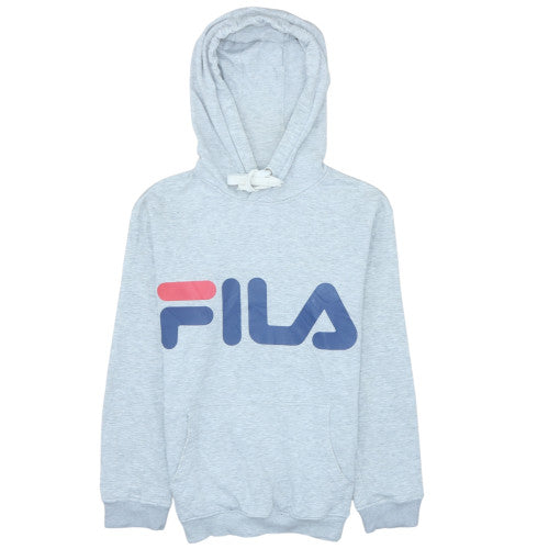 Mens UK Size XS FILA Grey Pullover Hoodie