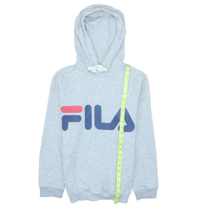 Mens UK Size XS FILA Grey Pullover Hoodie