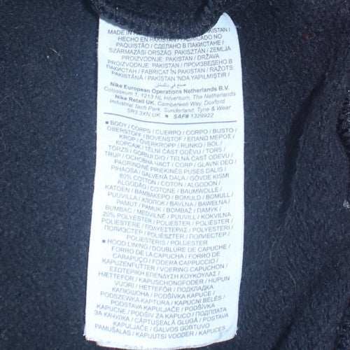 Mens UK Size S Nike Black Pullover Hoodie