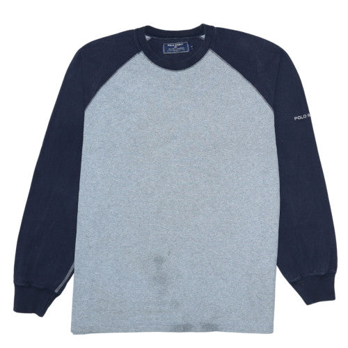 Mens UK Size M Ralph Lauren Grey Pullover Sweatshirt