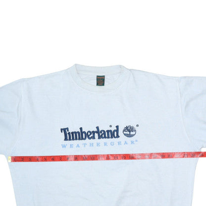 Mens UK Size M Timberland White Pullover Sweatshirt