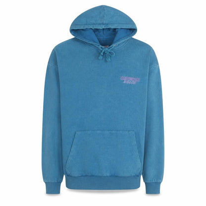 Collusion Mens Blue Graphic Pullover Hoodie Size M