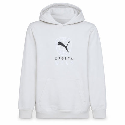 Mens UK Size XS PUMA White Pullover Hoodie