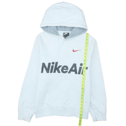 Mens UK Size S Nike White Pullover Hoodie