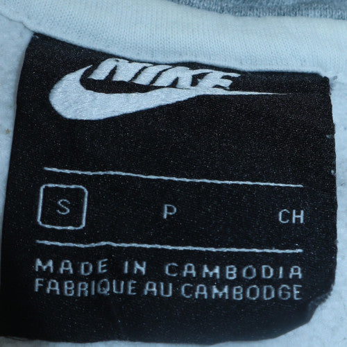 Mens UK Size S Nike White Pullover Hoodie