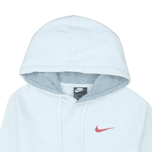 Mens UK Size S Nike White Pullover Hoodie