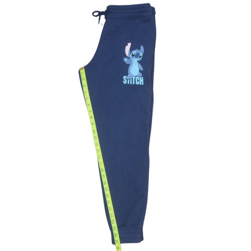 Womens UK Size 10-12 Disney Regular Fit Jogger Blue Trousers