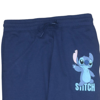 Womens UK Size 10-12 Disney Regular Fit Jogger Blue Trousers
