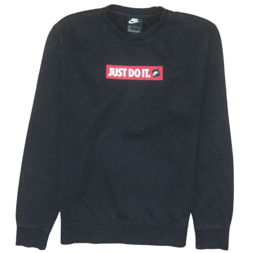 Mens UK Size S Nike Black Pullover Sweatshirt
