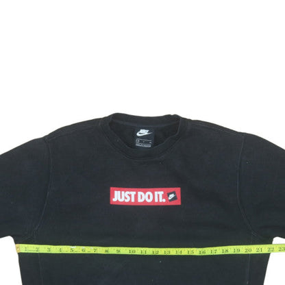 Mens UK Size S Nike Black Pullover Sweatshirt