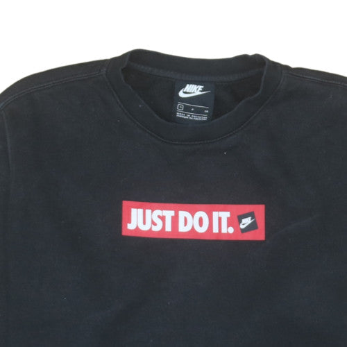 Mens UK Size S Nike Black Pullover Sweatshirt
