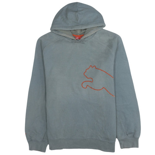 Mens UK Size XL PUMA Grey Pullover Hoodie