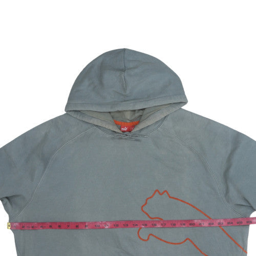 Mens UK Size XL PUMA Grey Pullover Hoodie