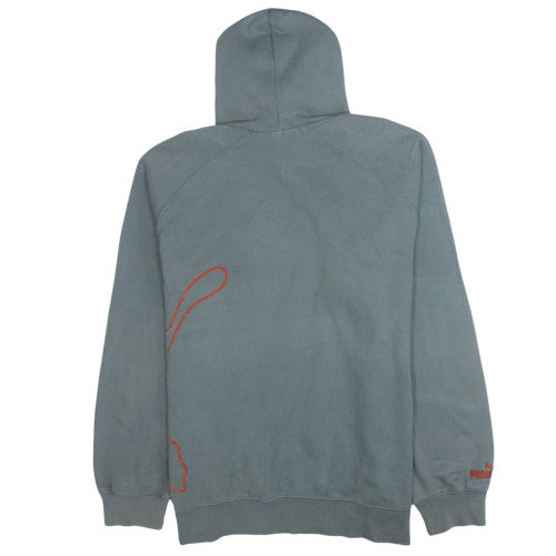 Mens UK Size XL PUMA Grey Pullover Hoodie