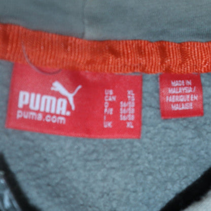Mens UK Size XL PUMA Grey Pullover Hoodie