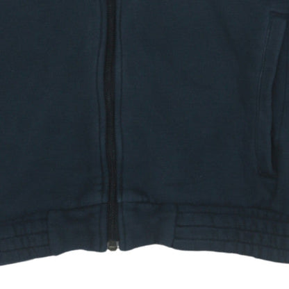 Mens UK Size S adidas Blue Full Zip Hoodie