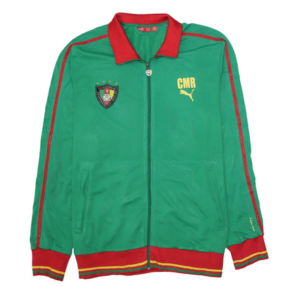 Mens UK Size L PUMA Green Football Jacket