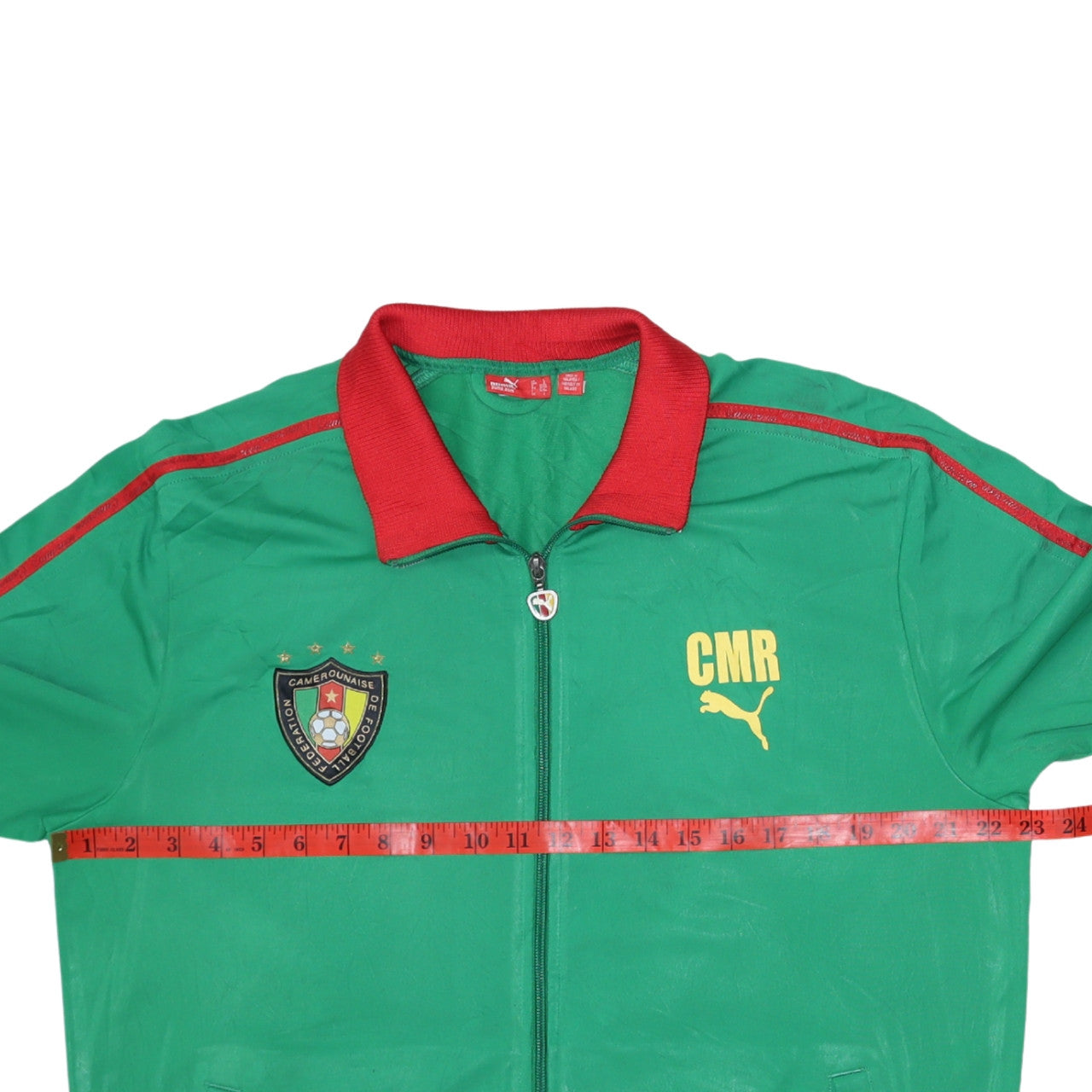 Mens UK Size L PUMA Green Football Jacket