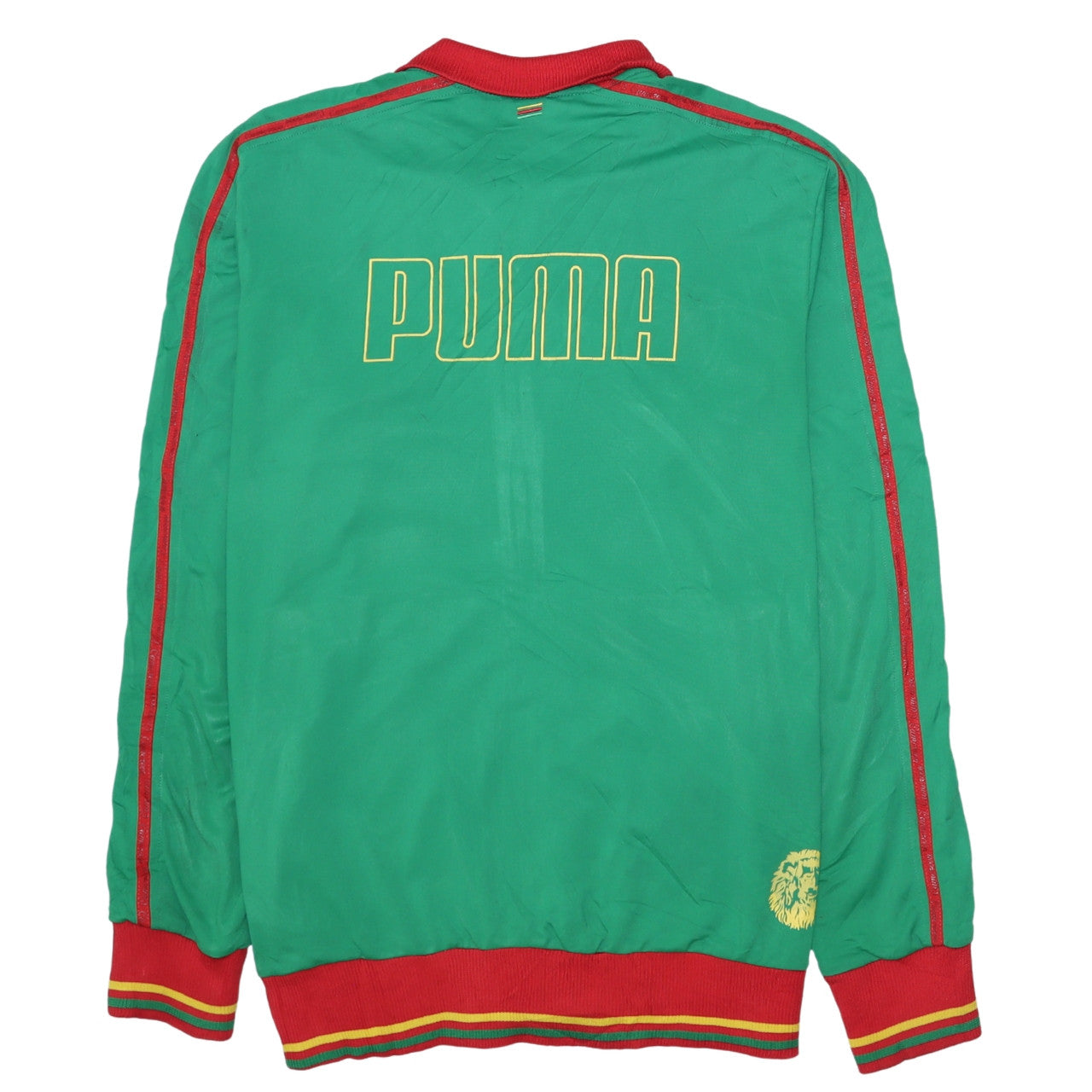 Mens UK Size L PUMA Green Football Jacket