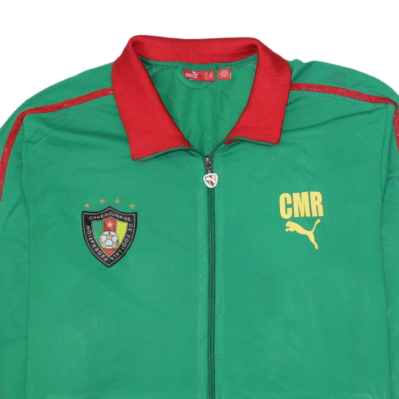 Mens UK Size L PUMA Green Football Jacket
