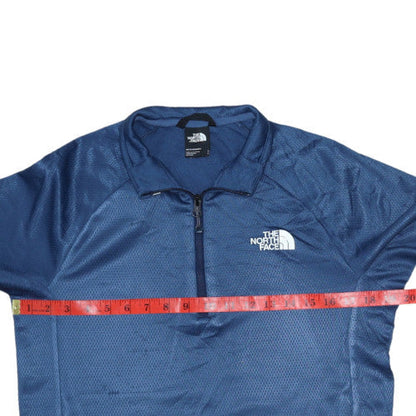 Mens UK Size S The North Face Blue Henley Sweatshirt