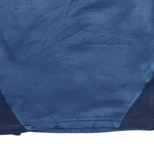 Mens UK Size S The North Face Blue Henley Sweatshirt