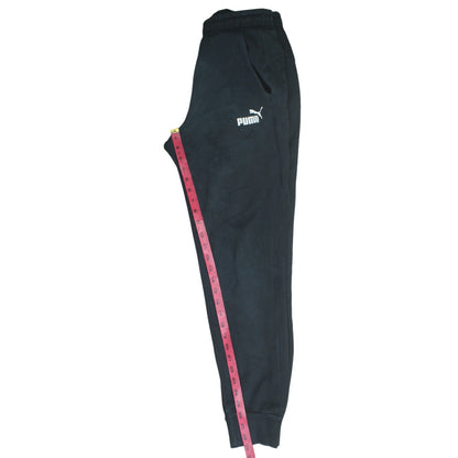 Puma Men's Black Jogger Sweatpants Fleece Regular Fit Size S