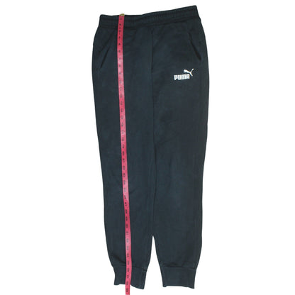 Puma Men's Black Jogger Sweatpants Fleece Regular Fit Size S